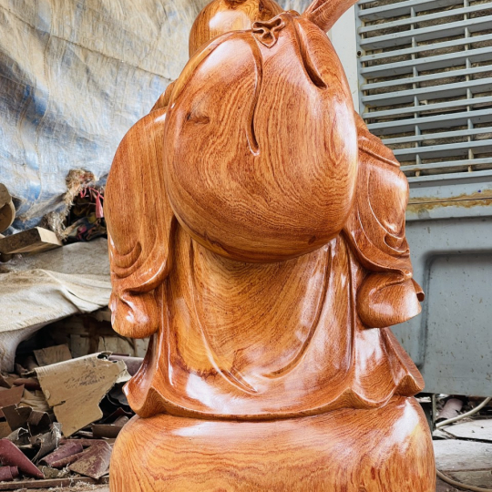 Tượng gỗ Phật Di Lạc