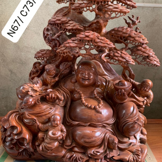 Tượng gỗ Phật Di Lạc - nhiều mẫu chọn