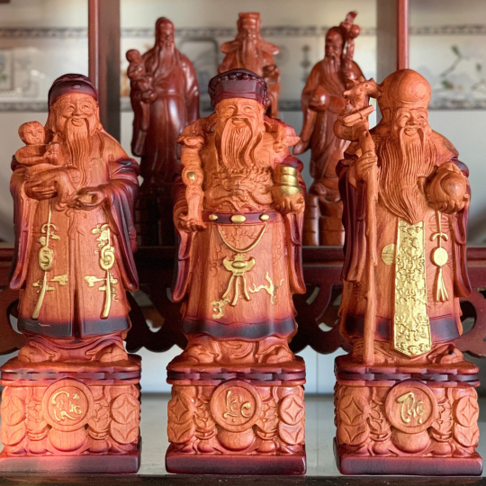 Tượng gỗ thờ bàn Ông Địa