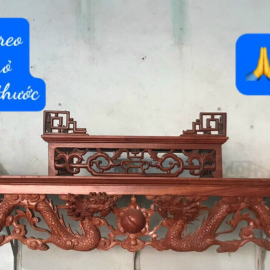 Bàn thờ gỗ treo tường 