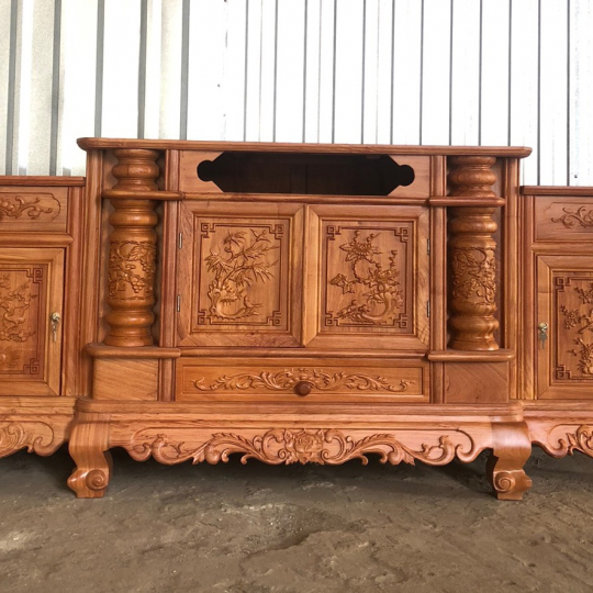 Tủ thờ gỗ chạm khắc đẹp