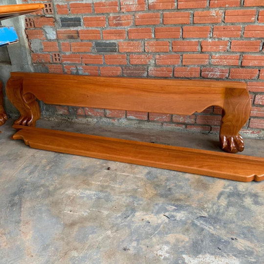 Chạm gỗ phòng ngủ - tấm phản gỗ