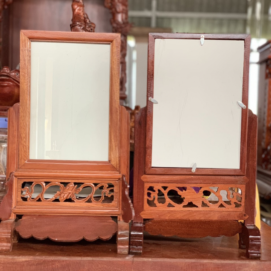 Bộ khung tranh thờ bằng gỗ