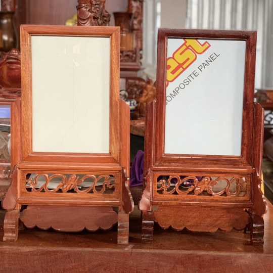 Bộ khung tranh thờ bằng gỗ