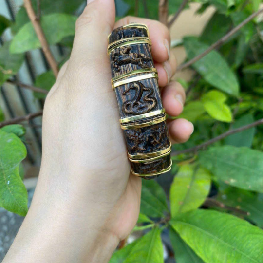 Vòng Tay gỗ chạm khắc phòng thủy - nhiều mẫu chọn