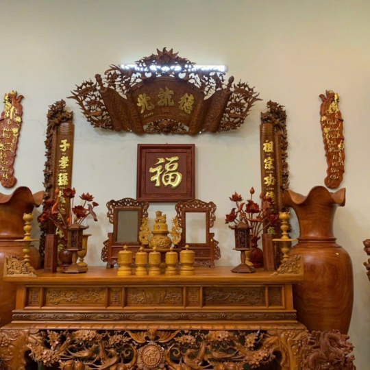 Nội thất phòng thờ trọn bộ