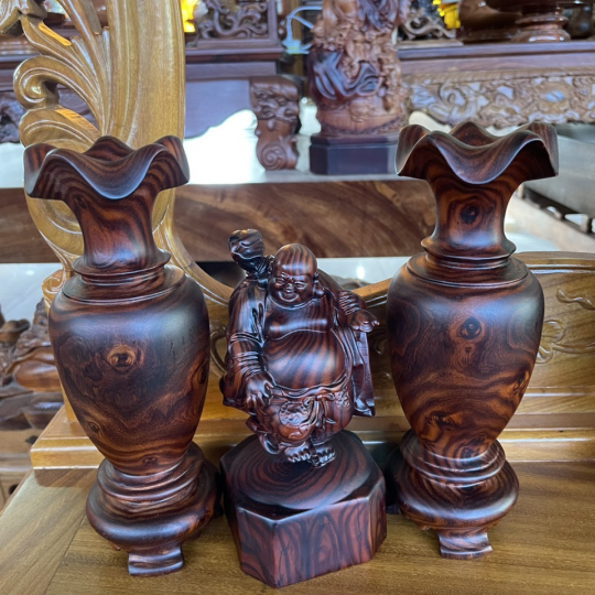 Tượng gỗ & Lục bình gỗ- nhiều mẫu chọn