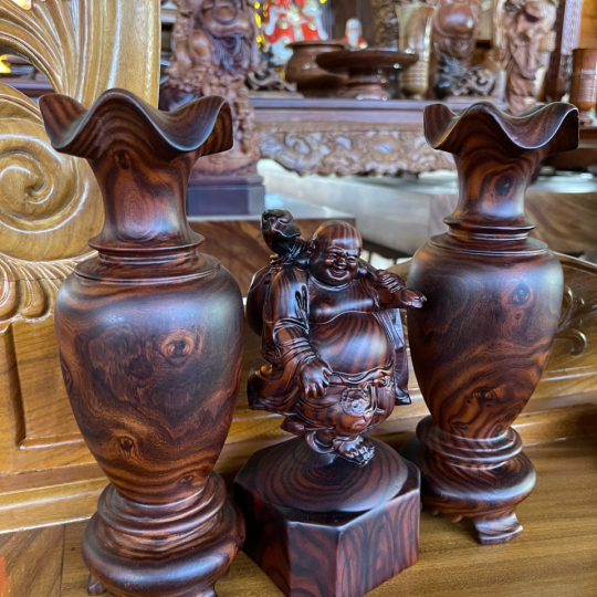 Tượng gỗ & Lục bình gỗ- nhiều mẫu chọn