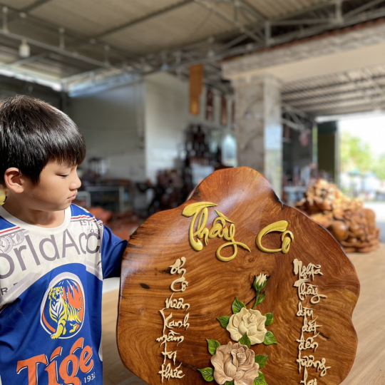 Chạm khắc tri ân-kính tặng - mẫu 19
