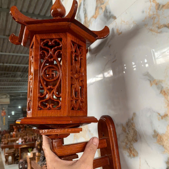 ĐÈN TREO TƯỜNG - gỗ hương