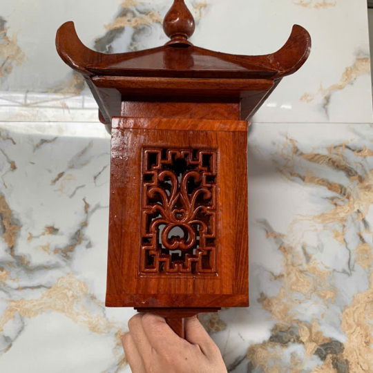 ĐÈN TREO TƯỜNG - gỗ hương